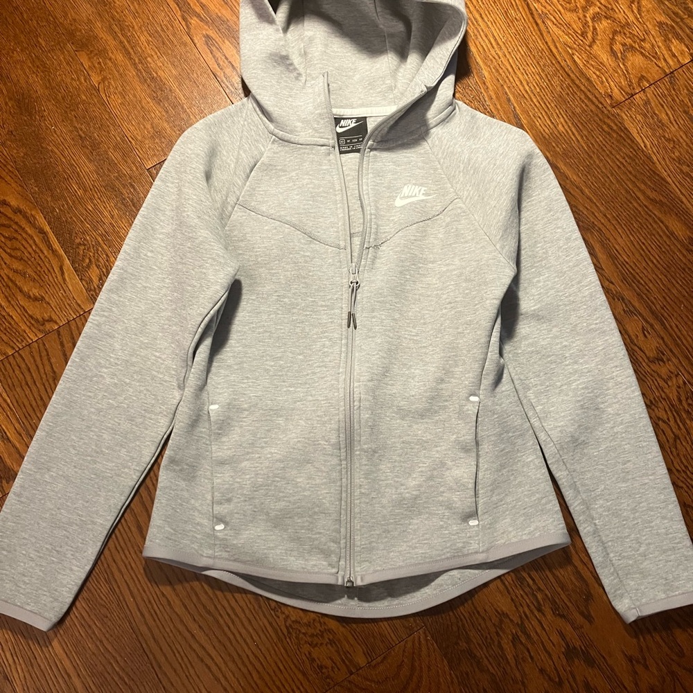 Nike Gray Zip-Up Hoodie